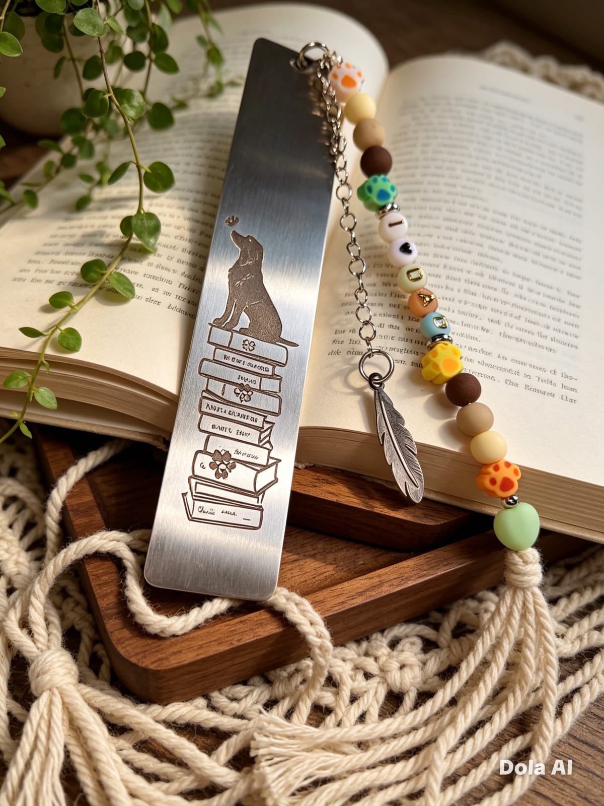 Separador de libros artesanal