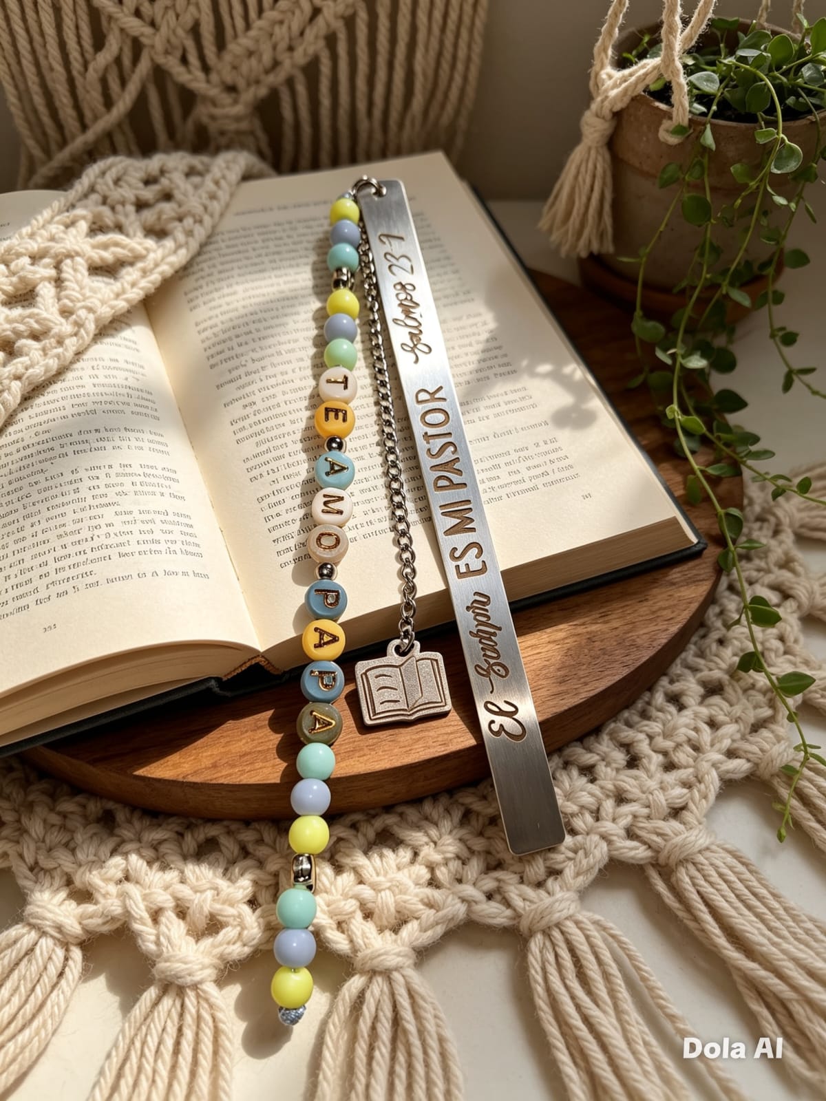 Separador de libros artesanal